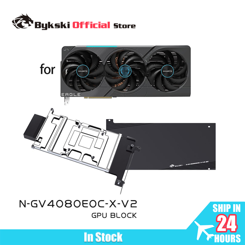 Rtx 4080 Water Cooling Block - Bykski N-GV4080EOC-X-V2 Blocco di Raffreddamento ad